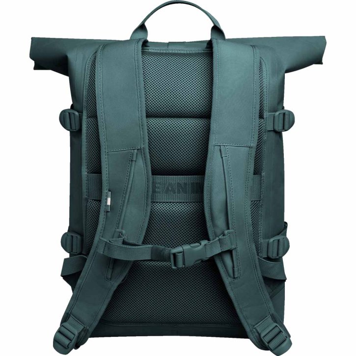 GOTBAG. RollTop 2.0 Laptoprucksack monochrome sea teal